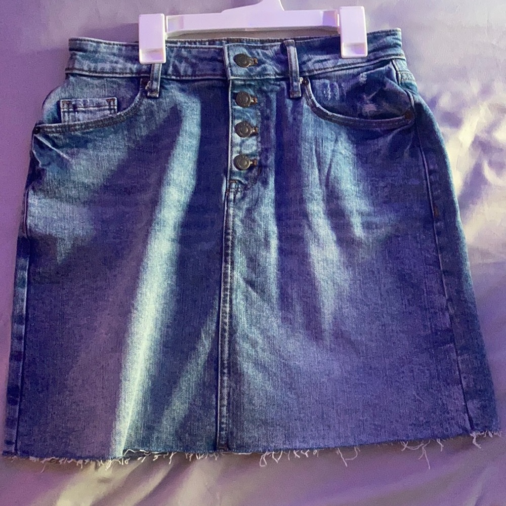 Old Navy Mid Jean Skirt